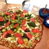 Zucchini & Rosemary Crusted Pizza!